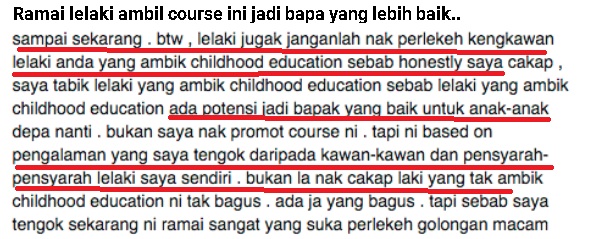 “Diploma Pendidikan Awal Kanak-kanak? Si Bodoh Mana Yang Ambik Kursus Tu?Jenis SPM Takde A”-Digelar Bodoh Ambil Kursus Tak Popular