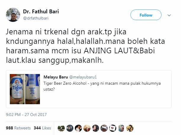 “Jika Kandungannya Halal, Halallah. Mana Boleh Kata Haram…” -Ustaz Fathul Baru Komen Isu ‘Bir Halal’??