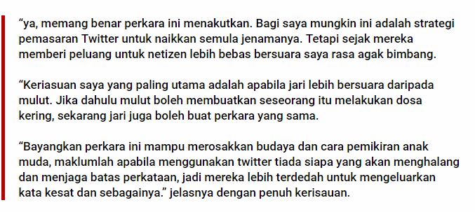 “140 Patah Pun Netizen Enjoy Kecam…” -Ahmad Idham Risau Kecaman Netizen Bila Twitter Naikkan Perkataan?