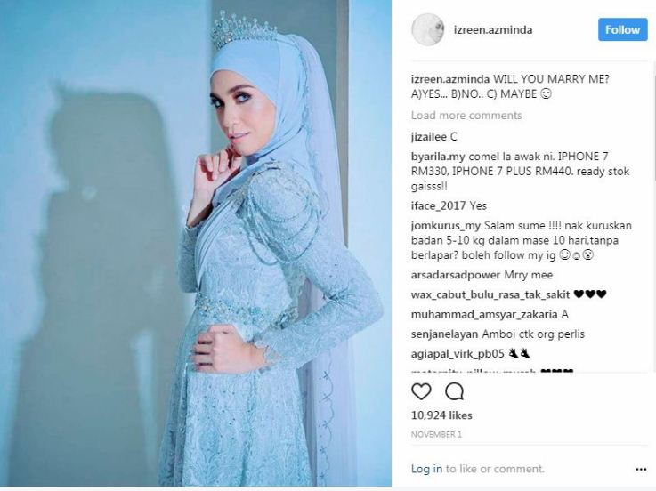 “Tukar Nama IG ‘Madam’…'” -Izreen Azminda Didakwa Bercinta Dengan Suami Orang?!