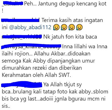 Abby Abadi Umum Meninggal Dunia Di Instagram, Ramai Netizen Lega Bila Dapat Tahu Yang Sebenarnya…