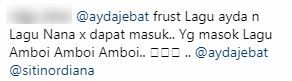 “Lirik Amboi Amboi Amboi Je Tapi Masuk AJL23…” -Netizen Dakwa Ayda Jebat Dan Nana Lebih Layak, Altimet Minta Haters Buat Petisyen!