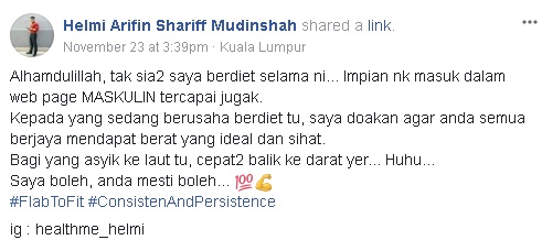 Nekad Untuk Ubah Penampilan Diri Lepas Putus Cinta,Lelaki Ini Berjaya Untuk Turunkan Berat Badan Dari XXL Kepada Saiz S,Wow!!!