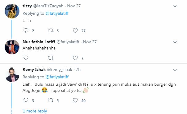 Balas Tweet Remy Ishak Dengan Jawapan Panas, Fathia ‘Ditegur’ Tiz Zaqiah?!