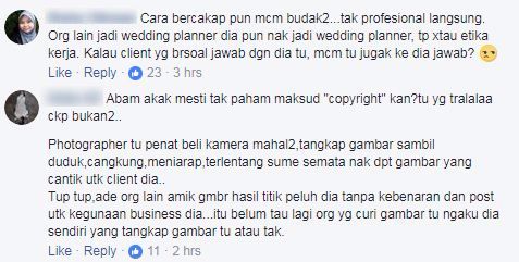 “Simpanlah Gambar-Gambar Awak Dalam Kubur…” -Curi Gambar Untuk Promosi, Wedding Planner Dikecam Netizen