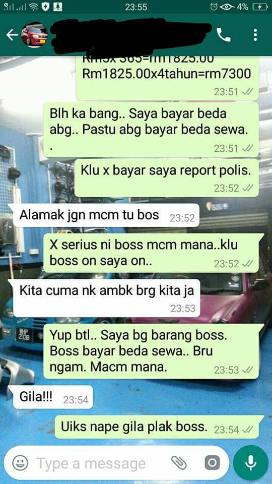 “Bos Bagi RM650, Kalau Tak Kita Viral…” -Pelanggan Minta Ganti Barang 4 Tahun Tertinggal Di Bengkel, Jawapan Lelaki Ini Buat Netizen Terhibur!