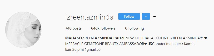 “Tukar Nama IG ‘Madam’…'” -Izreen Azminda Didakwa Bercinta Dengan Suami Orang?!