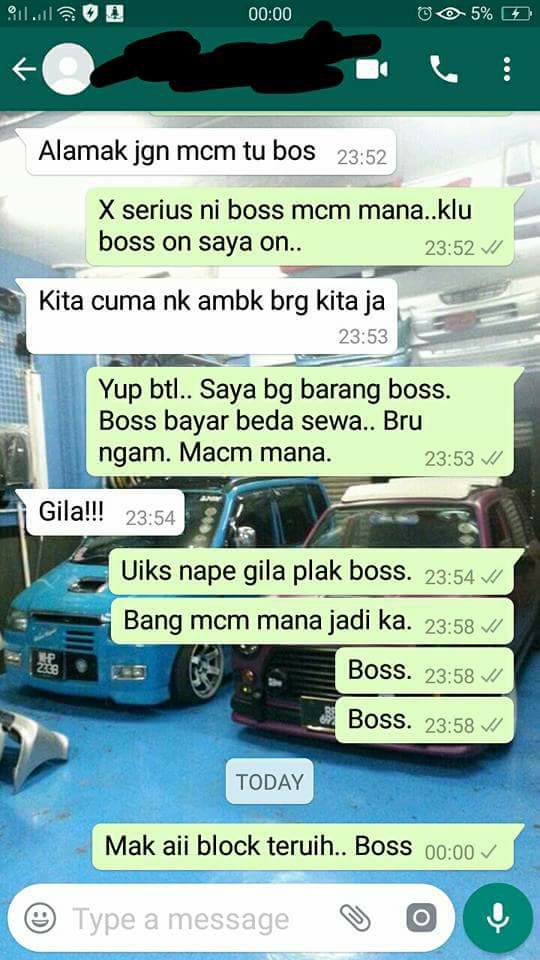 “Bos Bagi RM650, Kalau Tak Kita Viral…” -Pelanggan Minta Ganti Barang 4 Tahun Tertinggal Di Bengkel, Jawapan Lelaki Ini Buat Netizen Terhibur!