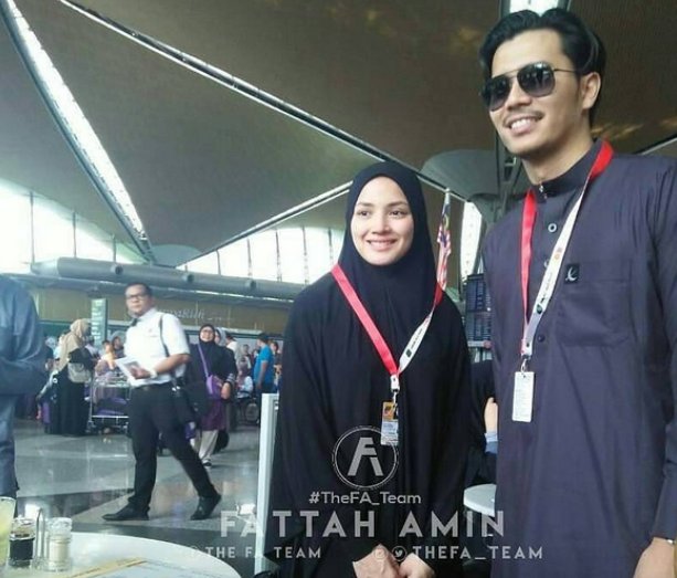 Dikhabarkan Baru Bertunang, Foto Fattah Amin & Fazura Sebelum Berangkat Mengerjakan Umrah