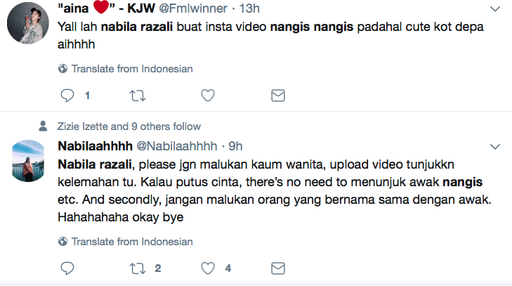 Muat Naik Video Nangis ‘Frust’ Bercinta, Nabila Razali Dikecam?