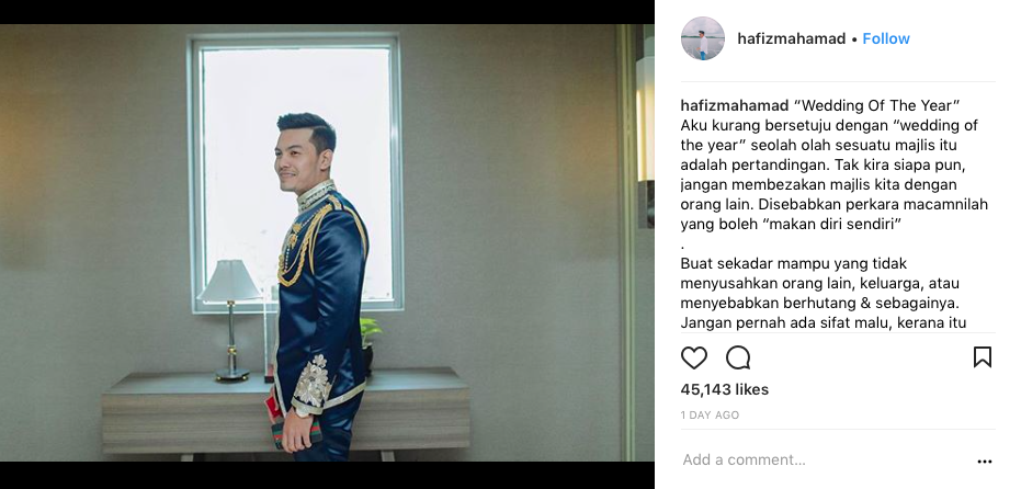 Buat Sekadar Mampu – Sekali Lagi Perkahwinan Pasangan Ini Tarik Perhatian Netizen. Macam Raja British!