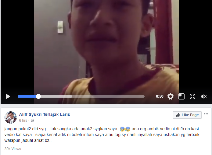(Video)”Jangan pukul diri, sayang..”-Anak Autism Menangis Ingin Bertemu Dengan Dato’ Aliff Syukri, Ini Respon Beliau.