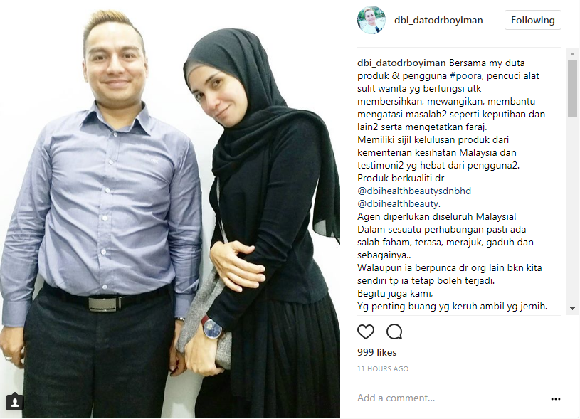 “Sampai Bila Bila Kau Tetap Kawan Aku”- Ini Pesan Izreen Azminda Buat Dato’ Boy Iman.