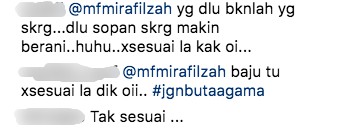 ‘Dulu Aku Salute Dia Ni, Tapi Sekarang…’ – Peminat Hampa Lihat Penampilan Mira Filzah