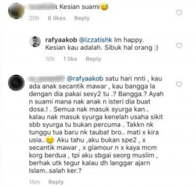 ‘I’m Happy, Kau Yang Kesian’ – Netizen Tak Selesa Lihat Mawar Terlalu ‘Seksi’, Ini Respon Suami