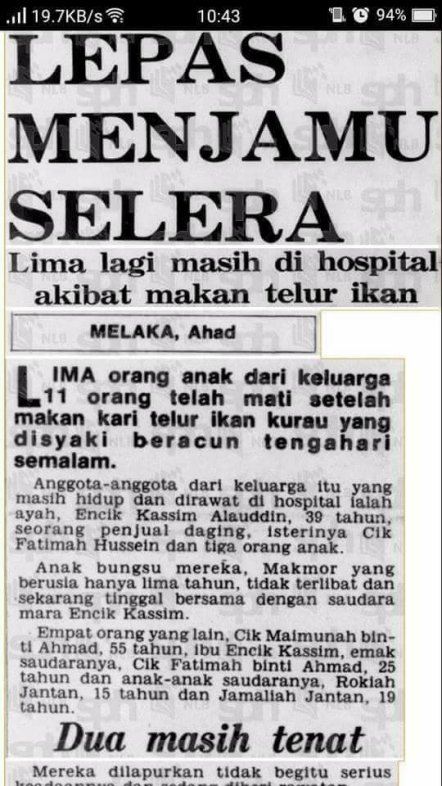 “Punca Telur Ikan Yang Dikatakan Beracun…” -Sayu! Kisah Di Sebalik Tragedi ‘Kubur Lima Beradik Mangsa Telur Ikan Kurau’ Tersingkap Kembali…