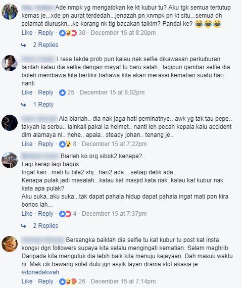 “Orang Meninggal Ko Heboh Selfie, Patutlah Berlakon Tak Laku!”, Lepas Iqram, Johan Ariff Pula Dikecam Selfie Di Perkuburan?!