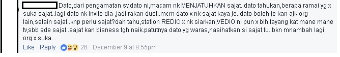 “Sekarang Ada 2 Pilihan,Sama Ada Sajat Tukar Pada Datin Atau Datuk Tukar Pada Azwan Ali”-Netizen Bagi Kata 2 Pada Aliff Untuk Dapat Like