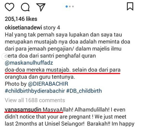 Oki Setiana Dewi Kongsi Keajaiban Yang Dianugerahkan Tuhan Sepanjang Mengandungkan Anak Ketiga