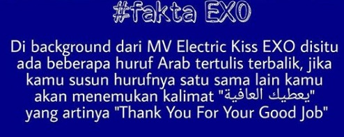 Huruf Arab Muncul Dalam Klip Video Kumpulan Kpop EXO,Inilah Maksud Di Sebalik Semua Huruf Itu Yang Buat Ramai Orang Terkejut