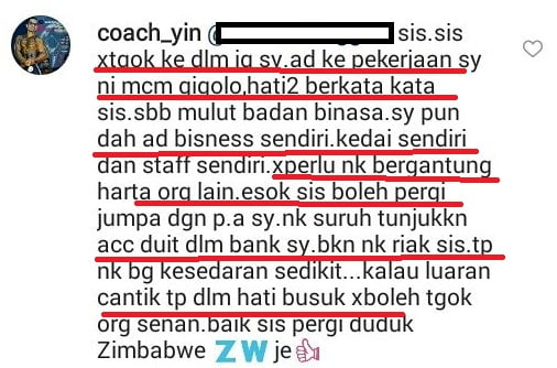 Coach Yin Berang Dituduh Bercinta Dengan Sajat Kerana Mahu Kebas Harta,Bidas Semula Kecaman Netizen dan Ajak Bersemuka