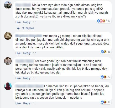 “Tak Pernah Dengar Anak Datin Maziah Sedih Mak Dikecam…” -Anak Sedih Datuk Vida Dikecam, Netizen Bandingkan Dengan Pengasas Produk Almas?