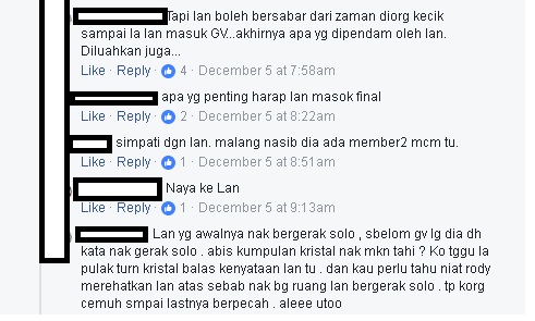 Ahli Kumpulan Jinbara Tak Sekat Tia Vokalis Utama Masuk Gegarvaganza,Anggap Itu Rezeki Individu Dan Akan Terus Memberi Sokongan