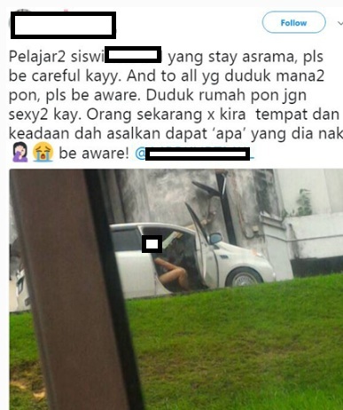 “Hati-hati Guys,Semua `Gatal Telur` Zaman Sekarang Nie”-Pelajar Wanita IPT Berang Ada Lelaki Miang Selalu Manjakan Diri Luar Asrama