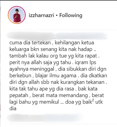 Da’i Izzhar Nazri Kongsi Peribadi ‘Hebat’ Iqram Dinzly Dan Minta Netizen Cakap Yang Baik-Baik