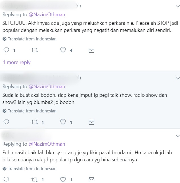 “Zaman Sekarang Ramai Orang Gilakan Populariti”-Nazim Othman Bahasakan Golongan Yang Viral Kerana Aksi B*doh.