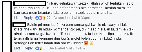 Ahli Kumpulan Jinbara Tak Sekat Tia Vokalis Utama Masuk Gegarvaganza,Anggap Itu Rezeki Individu Dan Akan Terus Memberi Sokongan