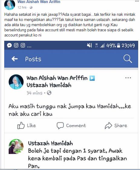 “Meluat Midah Tengok Penyanyi Bab* Gemuk Tergedik-Gedik…” -Binatangkan Orang Lain, Aishah Mahu ‘Ustazah Hamidah’ Jumpa Depan-Depan!