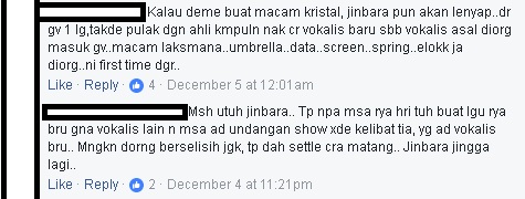 Ahli Kumpulan Jinbara Tak Sekat Tia Vokalis Utama Masuk Gegarvaganza,Anggap Itu Rezeki Individu Dan Akan Terus Memberi Sokongan