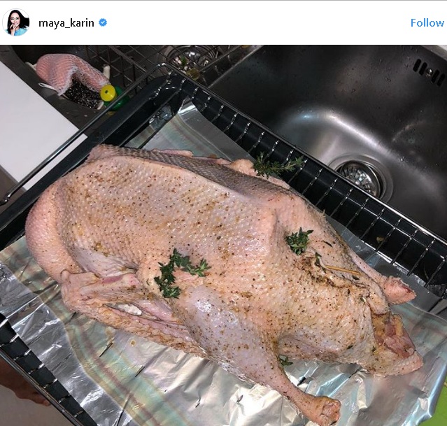 “OMG,Akak Maya Masak Apa Tu?Akak Masak Babi Ke Ape??”-Muat Naik Menu Masakan,Netizen Sangka Maya Karin Masak Babi