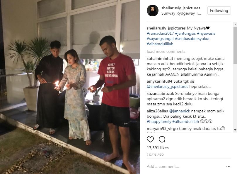 Amboi-amboi Sweetnyer Janna Nick Dengan Anak Sheila Rosly,Siap Makan Bersuap Lagi