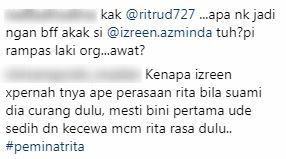 Didakwa ‘Penyokong Tegar’ Izreen Azminda Kahwini Suami Orang, Rita Rudaini Diserang Netizen??