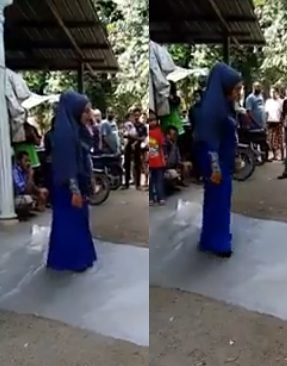 “Kenapa Bodoh Sangat Nie?”-Pengantin Kena Kecam Dek Netizen Sebab Buat Aksi Ini Masa Majlis Kahwin