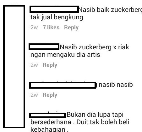 “Contohi Mark Zuckerberg,Orang Kaya Yang Lupa Dia Kaya”-Posting Simple Ini Mendapat Respond Netizen Dengan Banyak Komen Lawak