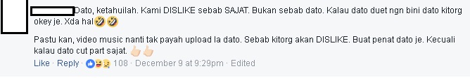 “Sekarang Ada 2 Pilihan,Sama Ada Sajat Tukar Pada Datin Atau Datuk Tukar Pada Azwan Ali”-Netizen Bagi Kata 2 Pada Aliff Untuk Dapat Like