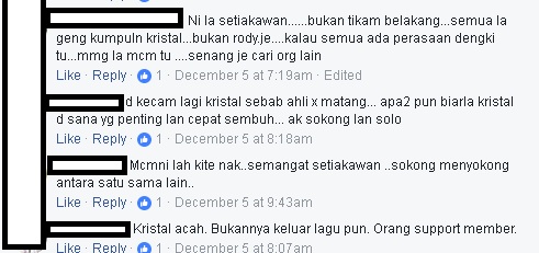 Ahli Kumpulan Jinbara Tak Sekat Tia Vokalis Utama Masuk Gegarvaganza,Anggap Itu Rezeki Individu Dan Akan Terus Memberi Sokongan