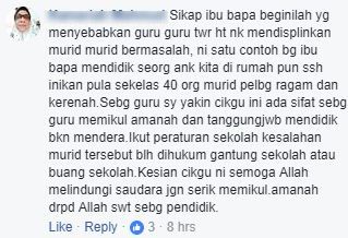 “Anak Kau Kena Denda Sebab Hisap Gam, Nak Hentam Cikgu Yang Didik Anak Dia…” -Kes Cikgu Azizan Tular, Netizen Bengang Dengan Ibu Bapa Pelajar?