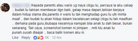 “Anak Kau Kena Denda Sebab Hisap Gam, Nak Hentam Cikgu Yang Didik Anak Dia…” -Kes Cikgu Azizan Tular, Netizen Bengang Dengan Ibu Bapa Pelajar?