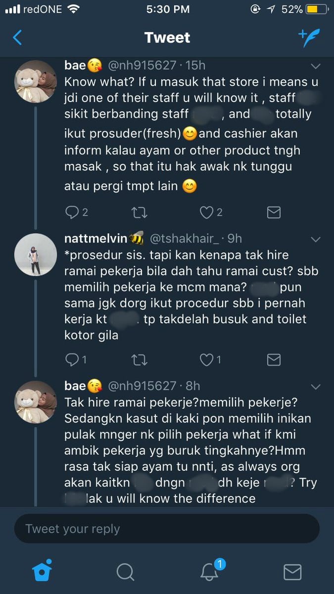 Aduh! Masing-Masing Nak Tegak”Selalunya Owner Yang Gaduh Ni Staff Pulak Gaduh”-Pekerja Dua Brand Fast Food Bertelagah