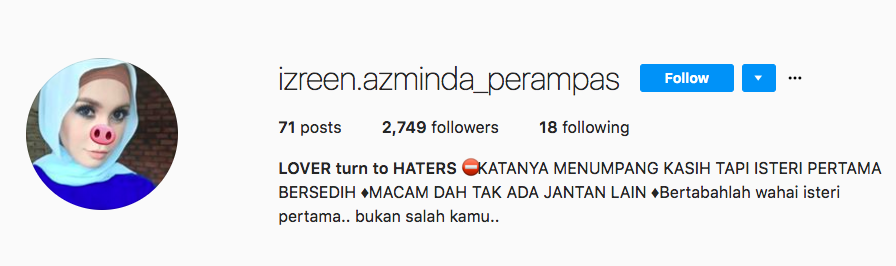 ‘Busuk Punya Manusia!’ – Izreen Azminda Berang Gambar ‘Mesra’ Dengan Suami Disebarkan ‘Fake Account’