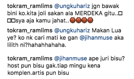 Jihan Muse Muat Naik Foto Sweet Bersama Suami, Lihat Komen Nakal Dato’ Ramli MS