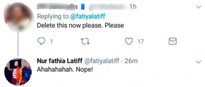 ‘Saya Insan Yang Lemah &Tak Berapa Pandai’ – Tweet Unsur Perkauman, Fathia Latiff Dikecam Lagi