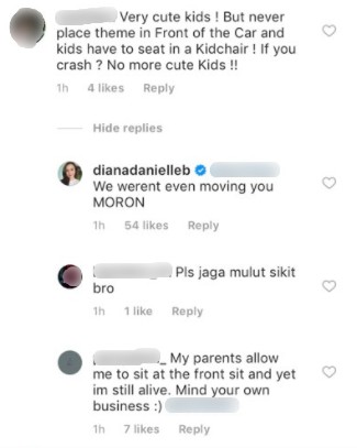 ‘If You Crash? No More Cute Kids’ – Ditegur Tidak Letak Anak Dalam Carseat, Diana Danielle Naik Angin!