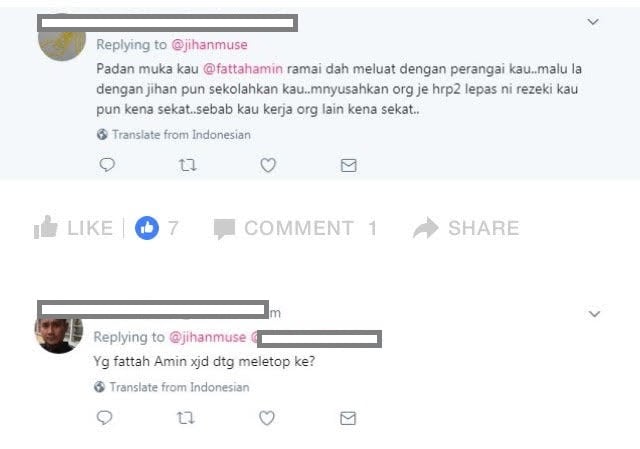 “Hero Yang Tak Bertanggungjawab Tu Juga Yang Korang Simpan” – Jihan Sindir Fattah Amin?