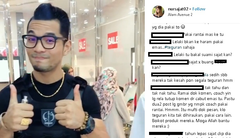 “Pakai Rantai Emas Ke Tu? Lelaki Bukan Haram Ke Pakai Emas?”-Promote Bisnes Emas Bakal Isteri Sambil Pakai Emas,Coach Yin Kena Tegur