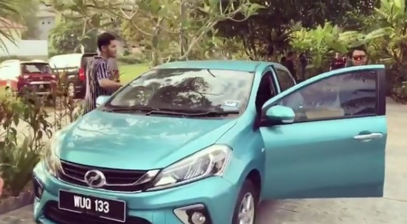 Aliff Syukri Puji Melambung Myvi Baru Katanya Macam Kereta Mercedes,Netizen Respect Aliff Syukri Pilih Kereta Tempatan